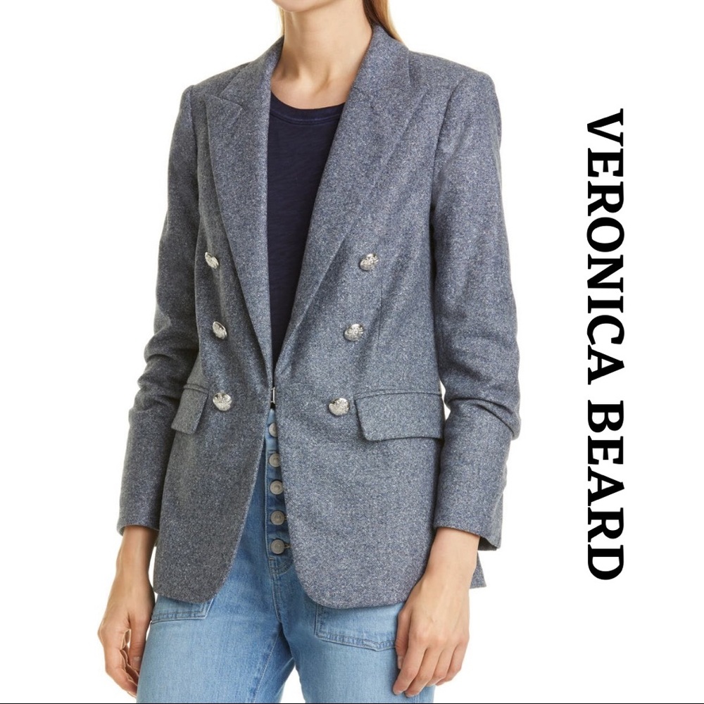 NWT Veronica Beard Beacon Wool Blend Dickey Jacket - Picture 1 of 7